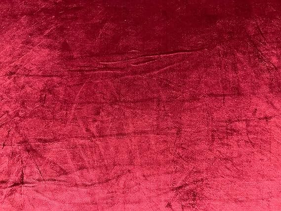 Velvet Fitted Bedsheets-Red