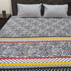 3 Pieces Pure cotton Bedsheet