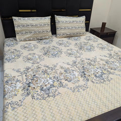 3 Pieces Pure cotton Bedsheet