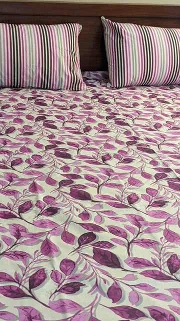 3 Pieces Pure cotton Bedsheet