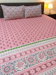 3 Pieces Pure cotton Bedsheet