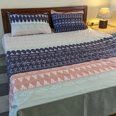 3 Pieces Mix cotton Bedsheet