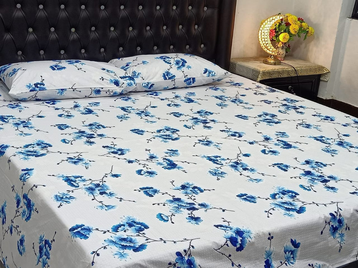 3 Pieces Mix cotton Bedsheet