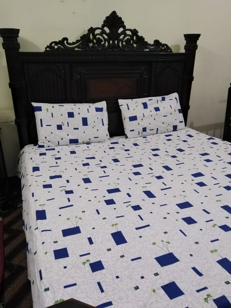 3 Pieces Mix cotton Bedsheet