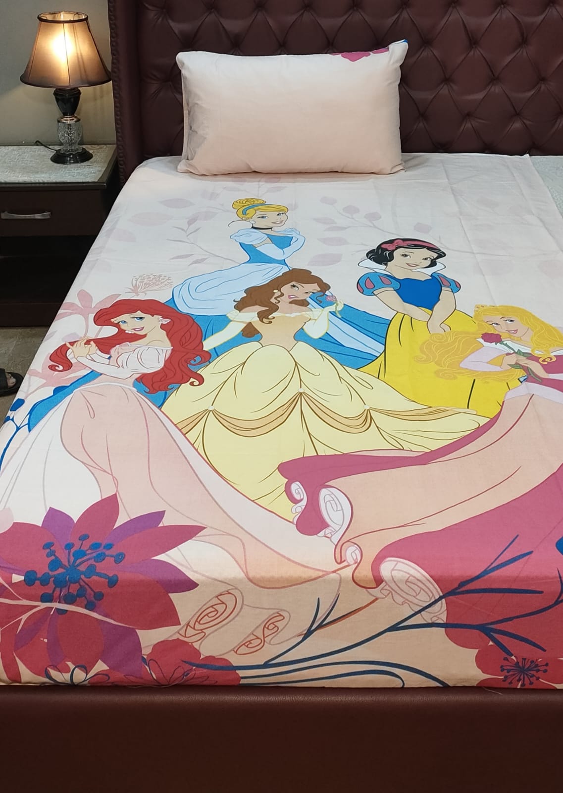 Export Quality Cotton Kids Bedsheet - Cartoon Character