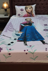 Export Quality Cotton Kids Bedsheet - Cartoon Character