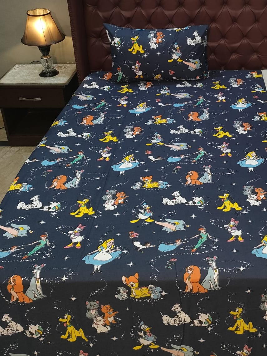 Kids Bedsheet - Cartoon Character