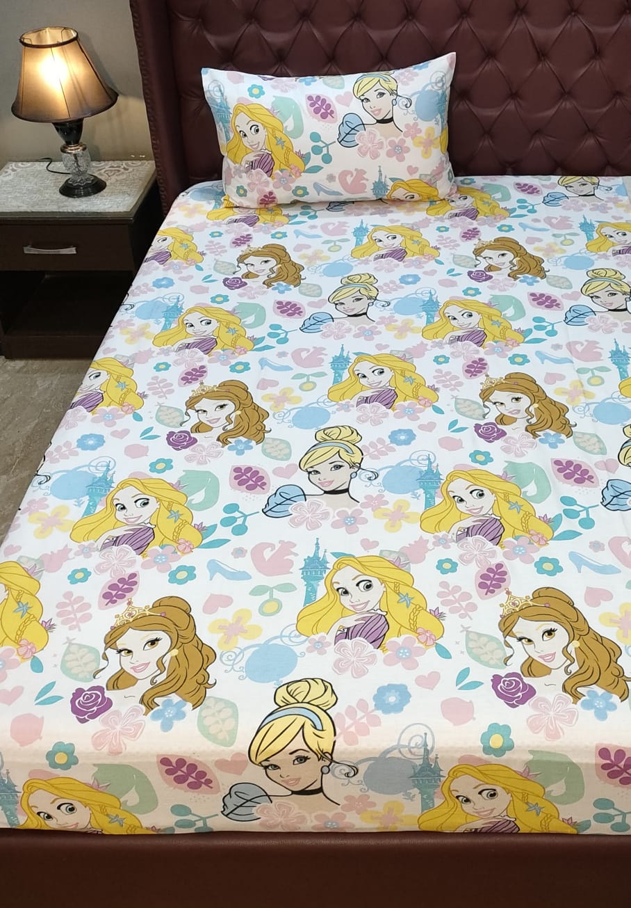 Kids Bedsheet - Cartoon Character