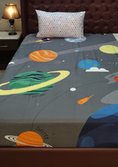 Export Quality Cotton Kids Bedsheet - Cartoon Character