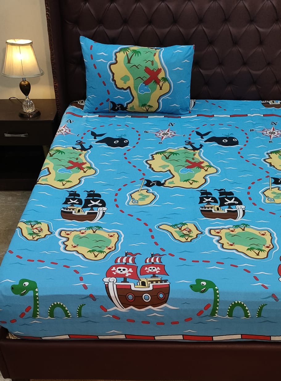 Kids Bedsheet - Cartoon Character