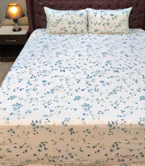 3 Pieces Pure cotton Bedsheet