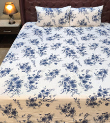 3 Pieces Pure cotton Bedsheet