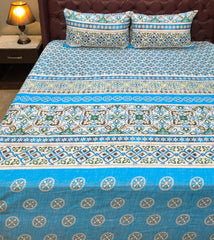 3 Pieces Pure cotton Bedsheet