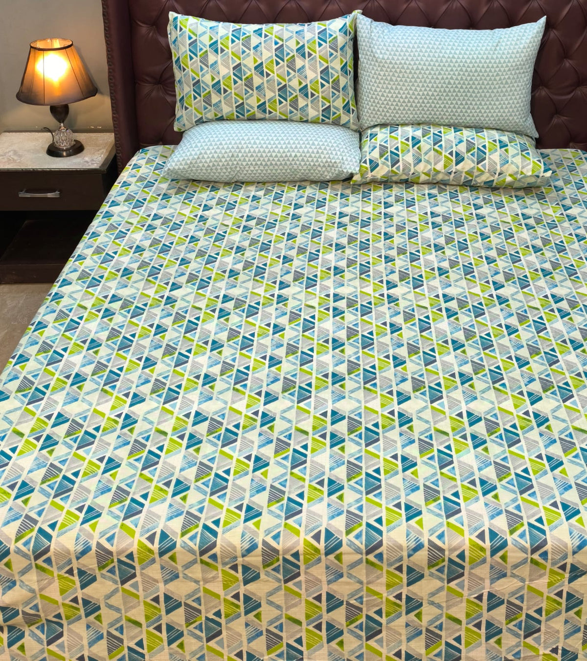 5 Pieces Pure Cotton Bedsheet