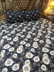 3 Pieces Pure cotton Bedsheet