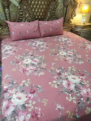 3 Pieces Pure cotton Bedsheet