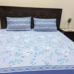 3 Pieces Pure cotton Bedsheet