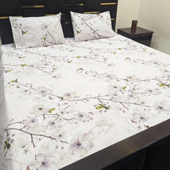 3 Pieces Pure cotton Bedsheet